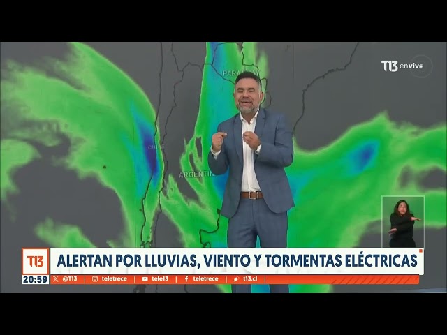 ⁣Dos sistemas frontales consecutivos: alertan por lluvias, viento y tormentas eléctricas