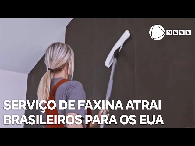 ⁣Serviço de faxina atrai cada vez mais brasileiros nos EUA