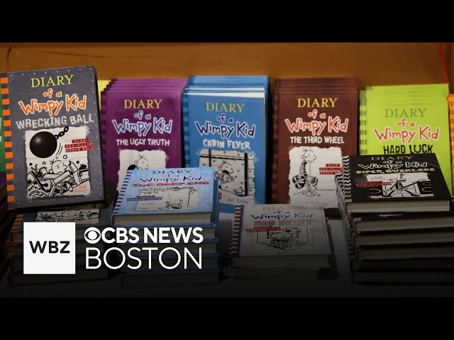 ⁣Librarians making a difference around the country visit Boston with "Wimpy Kid" author Jef