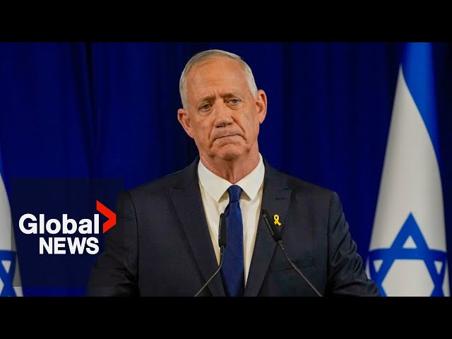 ⁣Israel’s only centrist minister resigns from Netanyahu government