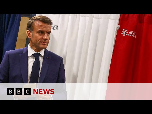 ⁣French President Emmanuel Macron calls snap parliament election | BBC News