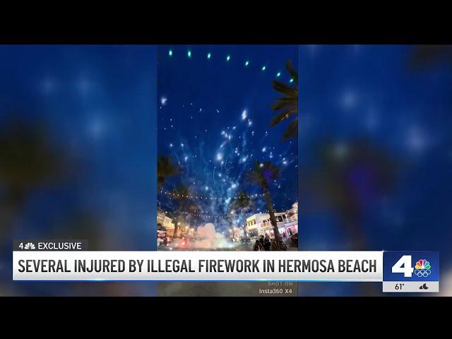 ⁣Teen detained in Hermosa Beach firework incident
