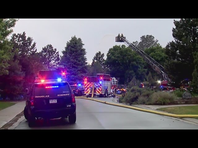 ⁣Neighbors believe house fire in The Pinery was caused by lightning