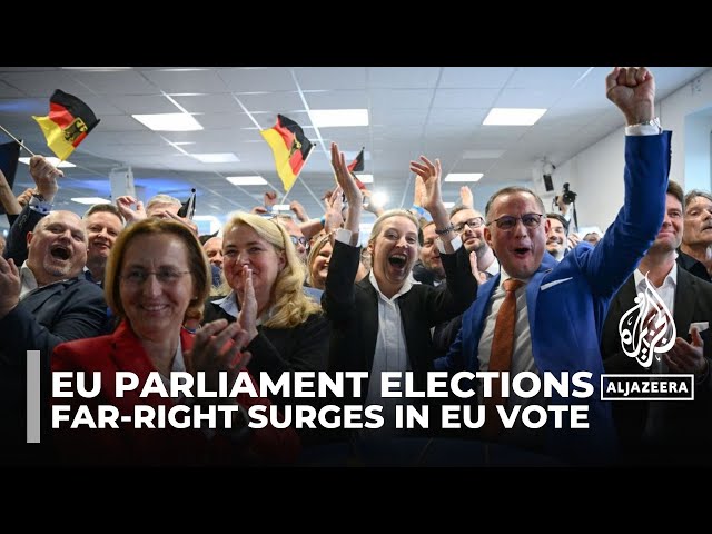 ⁣Far-right surges in EU vote, topping polls in Germany, France, Austria