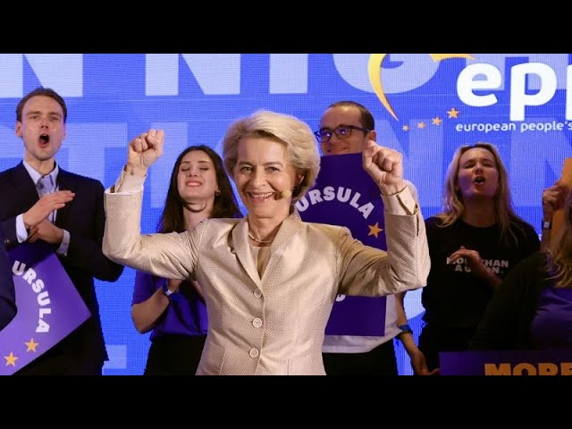 ⁣Ursula von der Leyen nach Europawahl: "Die Mitte hält"