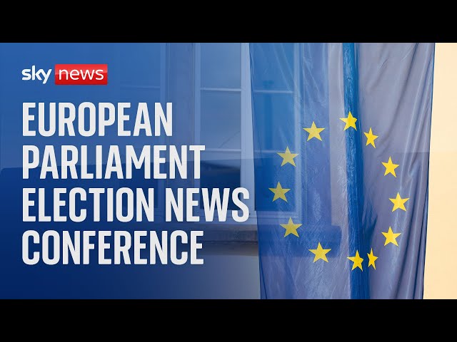 ⁣Watch live: European Parliament election news conference