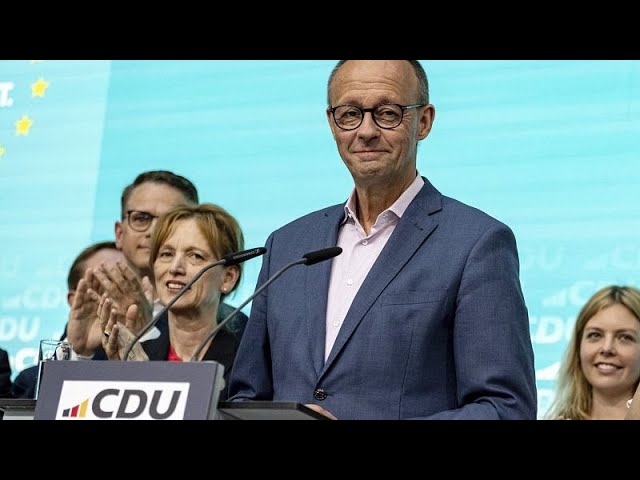⁣Los democristianos de la CDU ganan las elecciones europeas en Alemania y crece la extrema derecha
