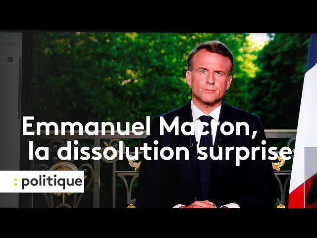 ⁣Emmanuel Macron, la dissolution surprise