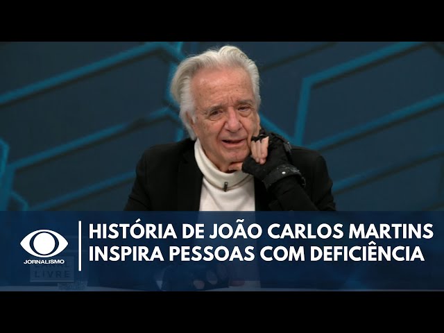⁣História de João Carlos Martins inspira pessoas com deficiência
