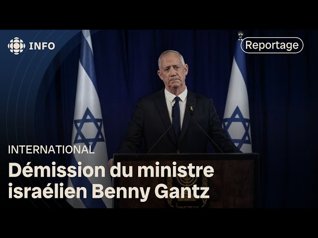 ⁣Benny Gantz démissionne du gouvernement d'urgence de Benyamin Nétanyahou