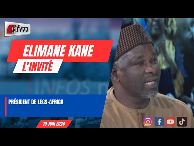 ⁣L’invite d´infos matin  (WOLOF) : Elimane KANE, président de Legs-Africa