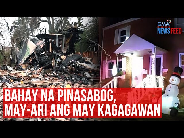 ⁣Bahay na pinasabog, may-ari ang may kagagawan | GMA Integrated Newsfeed