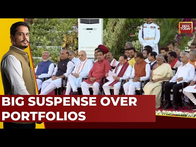 ⁣5ive LIVE With Shiv Aroor: Modi 3.0 Takes Charge | Big Suspense Over Portfolios | India Today LIVE