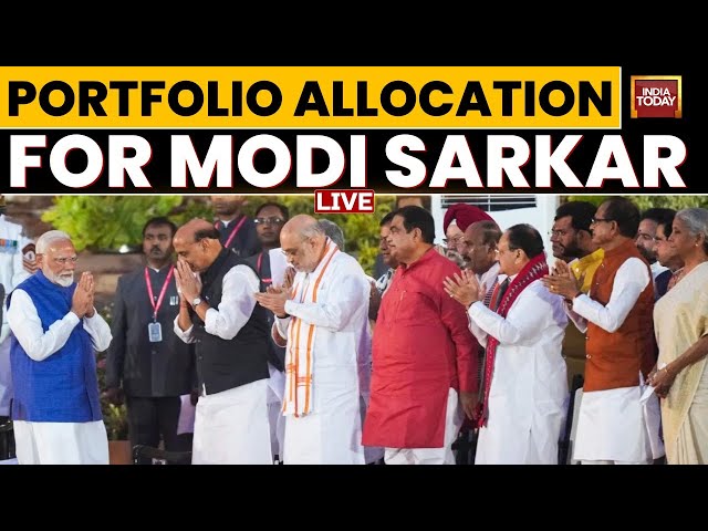 ⁣LIVE: NDA To Allocate Portfolio To Ministers | NDA Cabinet Meeting News LIVE | India Today LIVE