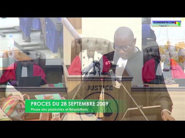 ⁣ Audience du 10 Juin 2024 : plaidoirie des avocats de Moussa Dadis Camara