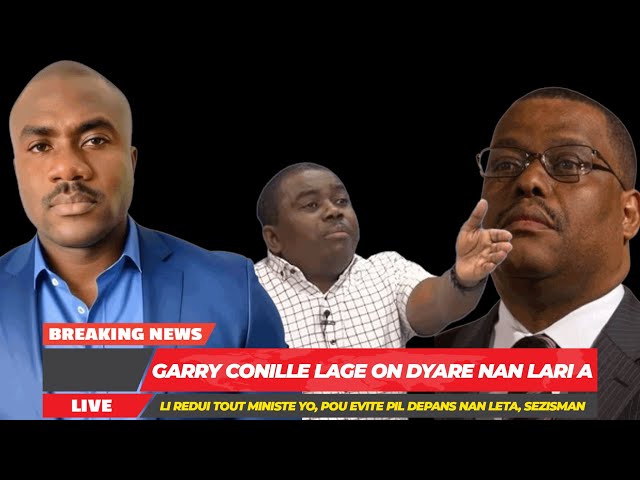 ⁣Garry Conille Lagé Yon Plenyen Nan Lari a Gen Nèg K'ap Kriyé La Andre Michel Plenyen