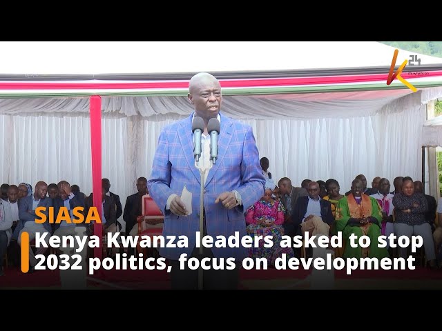 ⁣DP Gachagua asks Kenya Kwanza leaders to stop 2032 politics, focus on development