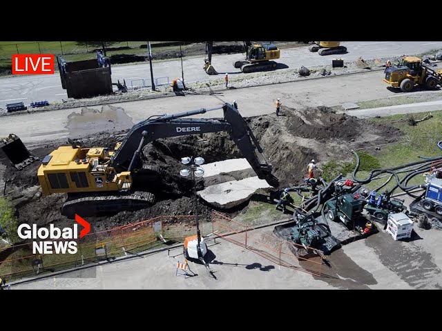⁣Calgary water main break: Officials provide update on repair as mayor urges conservation | LIVE