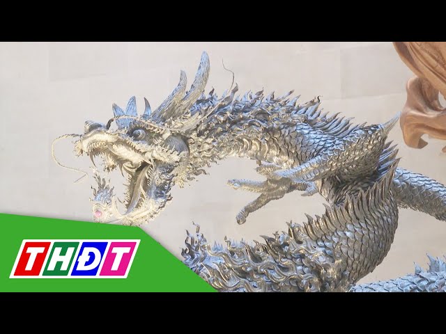 ⁣Tượng Rồng bằng bạc nguyên chất nặng nhất thế giới | THDT