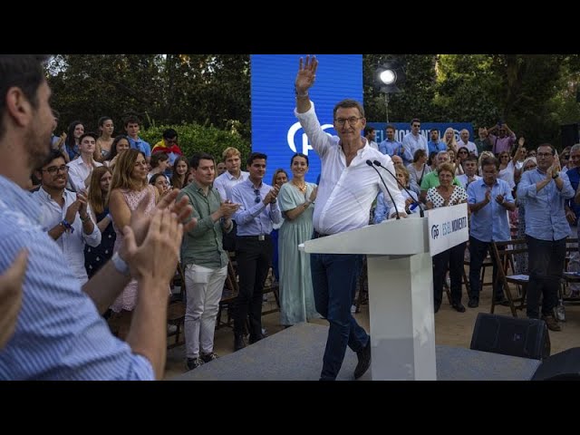⁣El Partido Popular se impone al PSOE en las elecciones europeas en España, pero Sánchez aguanta