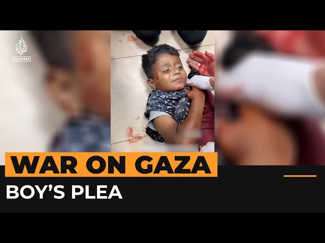 ⁣‘I just want to stay alive for my mother’ says boy in Gaza | AJ #Shorts