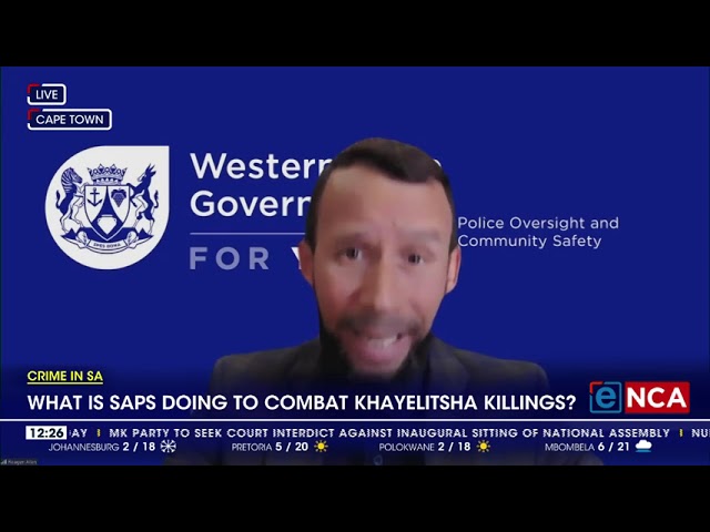 What is SAPS doing to combat Khayelitsha killings?