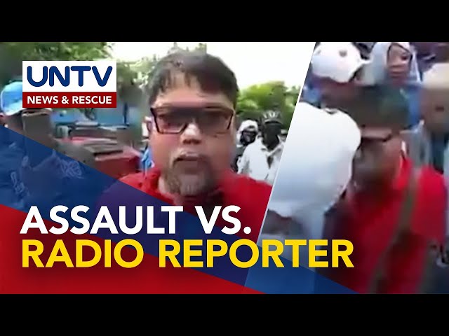 ⁣DZRH strongly condemns alleged assault vs. radio reporter by Manibela members