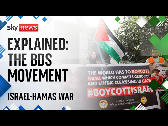 ⁣Boycotts against Israel: The BDS movement explained | Israel-Hamas War