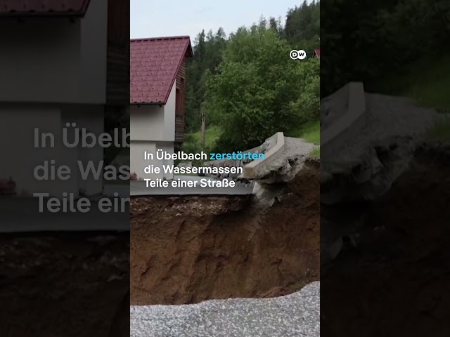 ⁣Überschwemmungen in Österreich | DW Nachrichten