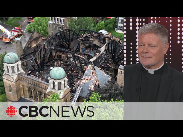 ⁣'Utterly grand' Toronto church destroyed by fire, says parish priest