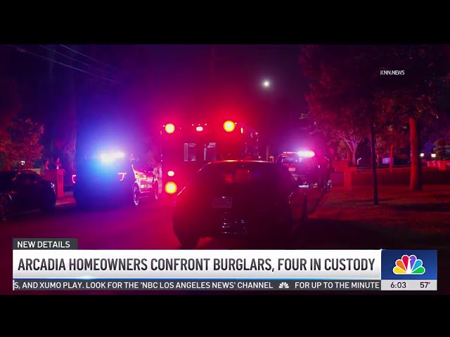 ⁣Four people in police custody after Arcadia home invasion