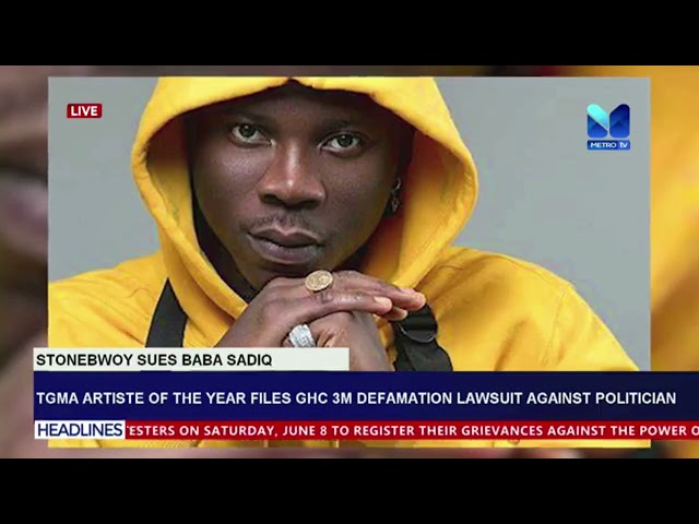 ⁣TGM artiste of the year files ghc 3M defamation lawsuit against politician
