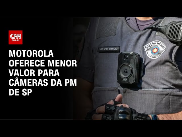 ⁣Motorola oferece menor valor para câmeras da PM de SP | LIVE CNN