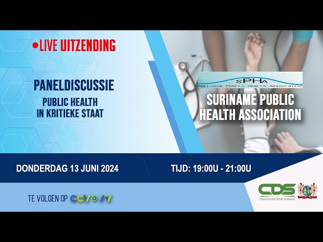 PANELDISCUSSIE PUBLIC HEALTH IN KRITIEKE TOESTAND 13-06-2024