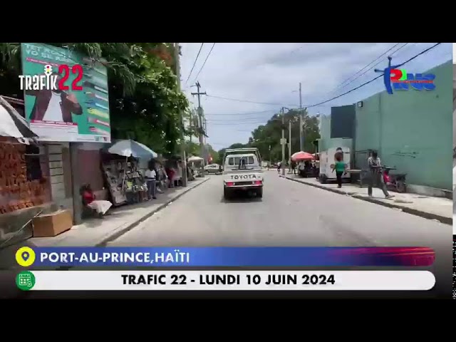⁣Trafic 22 || Lundi 10 Juin 2024 || Port-au-Prince,Haïti #Rtvc #Trafic22 #MS