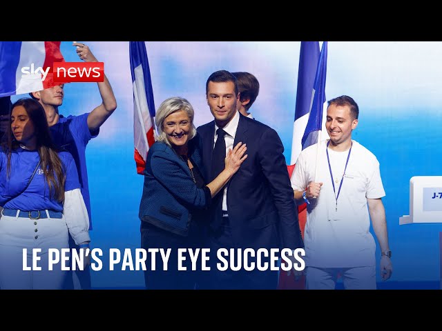 ⁣France: Snap election could pave the way for Le Pen's National Rally party