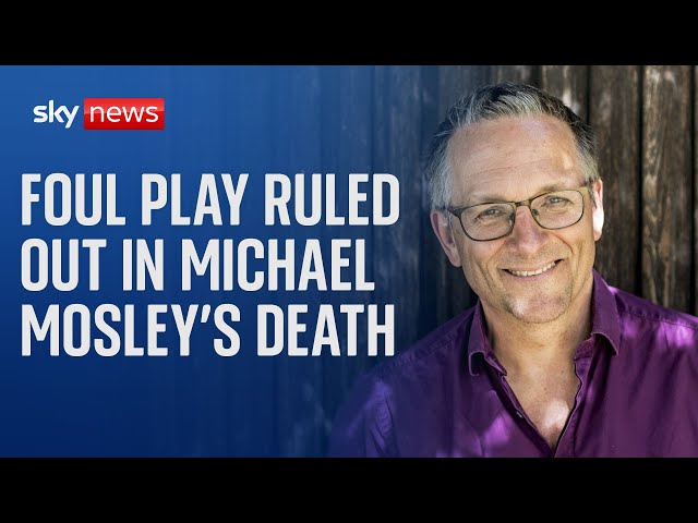 ⁣Michael Mosley: Greek police rule out foul play in TV doctor's death