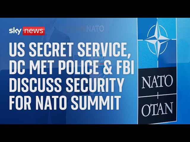 ⁣Watch live: US Secret Service hosts joint news conference on security measures for July NATO Summit