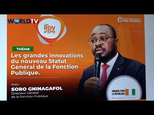 ⁣Nouveau Statut Général de la Fonction Publique : Soro Gninagafol présente les grandes innovations