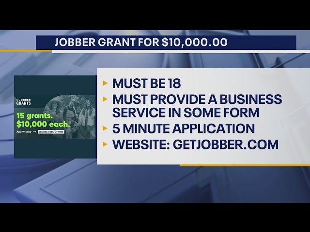 ⁣Jobber Grant for $10,000.00