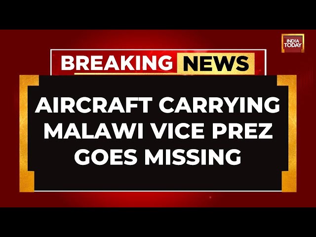 ⁣Aircraft Carrying Malawi Vice-president Goes Missing | India Today News
