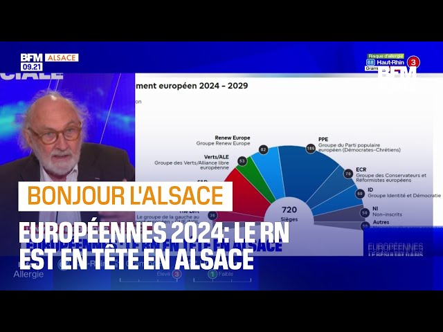 ⁣Européennes 2024: l'Alsace partagé entre LFI et RN, pourquoi cette fracture?
