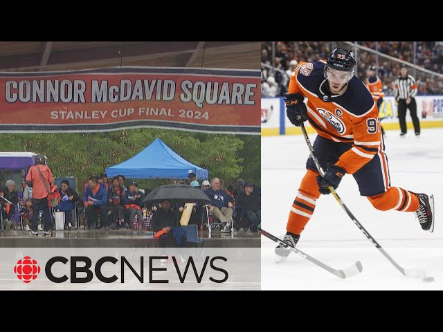 ⁣Connor McDavid Square unveiled during Stanley Cup playoffs