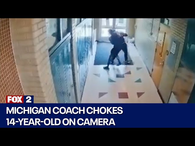 ⁣Video: Ypsilanti Middle School coach chokes 14-year-old on camera