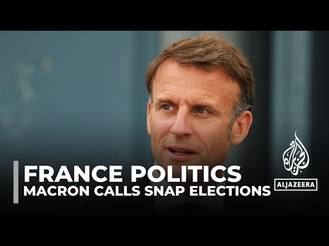 ⁣Macron calls snap election after EU setback: What’s at stake for France?