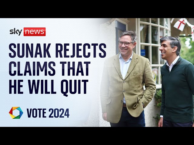 ⁣Sunak rejects resignation claims over D-Day scandal as he asks for 'forgiveness'