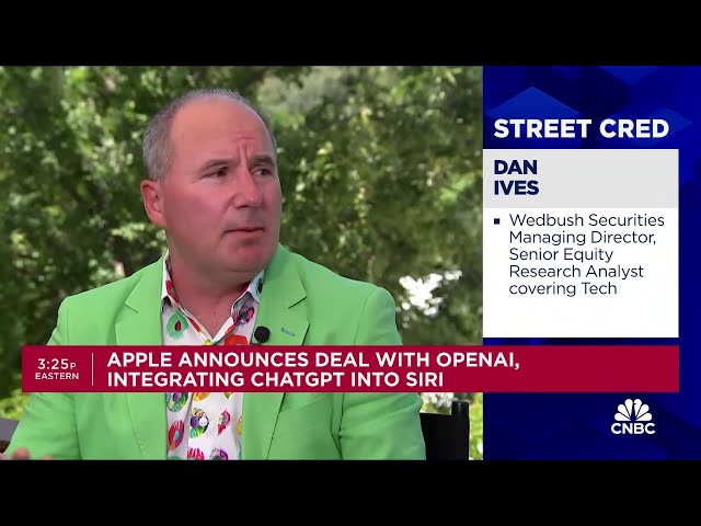 ⁣This will be an AI-driven super cycle for Apple, says Wedbush's Dan Ives