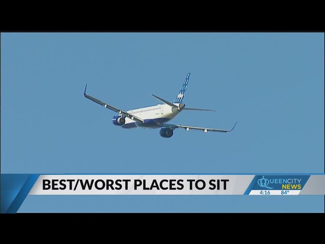 ⁣Best and the worst places to sit on a plane