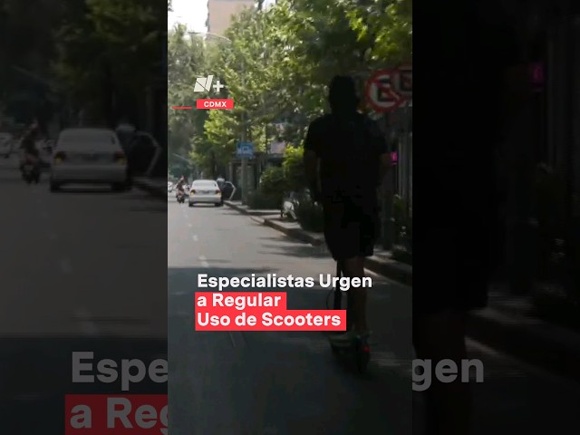 ⁣Piden al Gobierno de la CDMX a regular los scooters #nmas #scooter #shorts