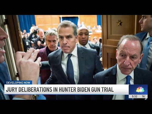 ⁣Hunter Biden trial: Jury set to resume deliberations Tuesday